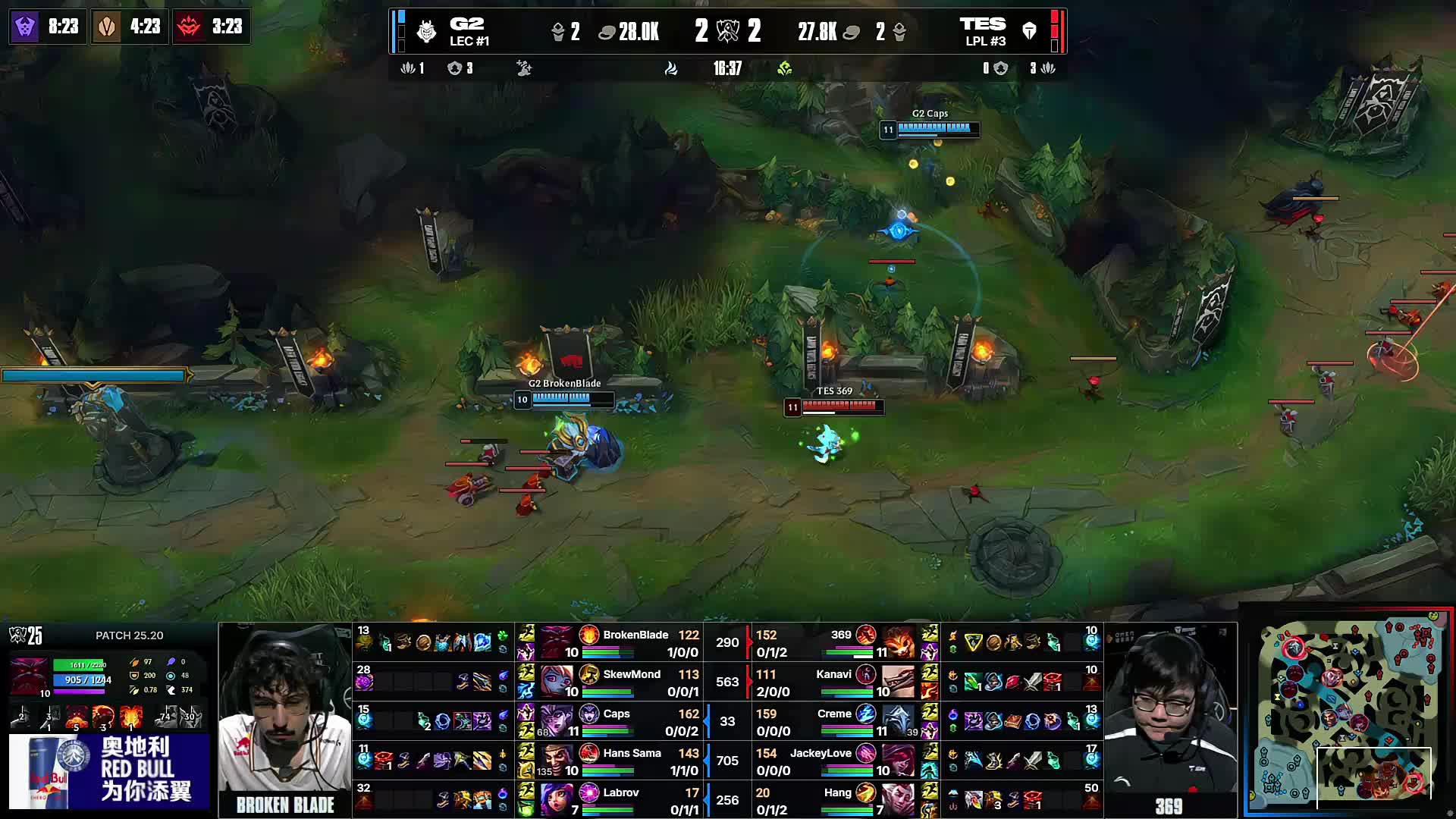 LPL夏季赛W9D3：BLG对阵FPX，TES大战JDG收官组内赛